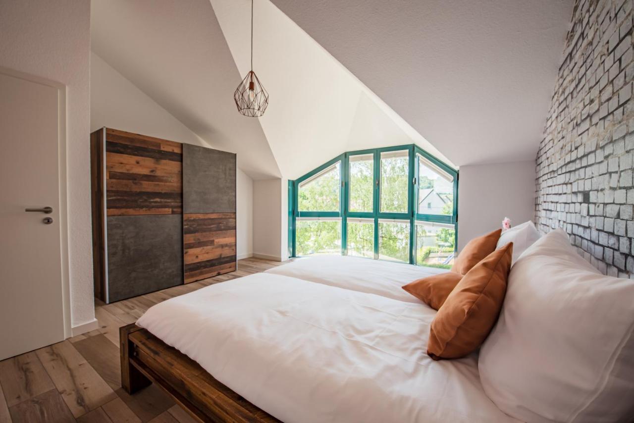 Industrie Stil Apartment Unweit Vom See Losheim Luaran gambar