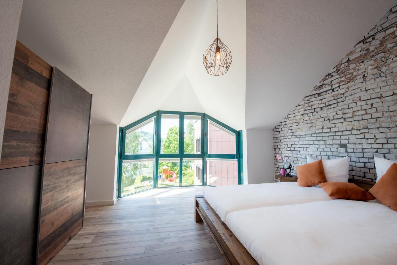Industrie Stil Apartment Unweit Vom See Losheim Luaran gambar